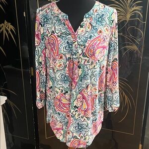 Spense Multicolor Paisley Blouse